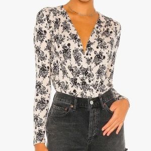 Surplice Free People Turnt Bodysuit